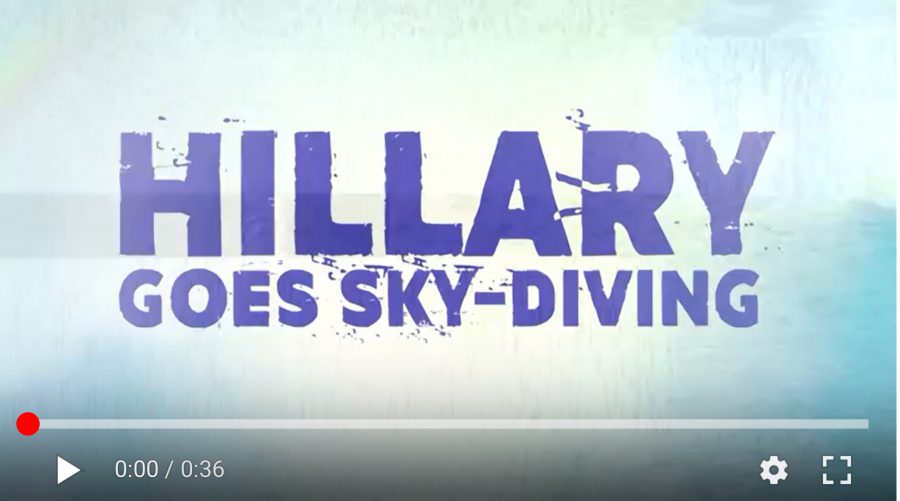 Hillary Goes Skydiving
